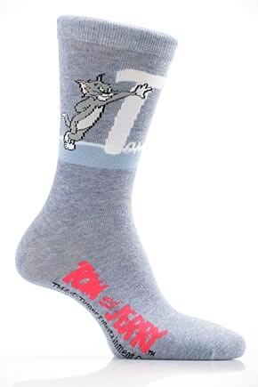 Need a feline friend to keep your feet warm? Well, Tom is available at a great price. Brighten up your day, and someone else's, with these bright additions to your sock drawer. Great design and feel with elastane for added comfort.