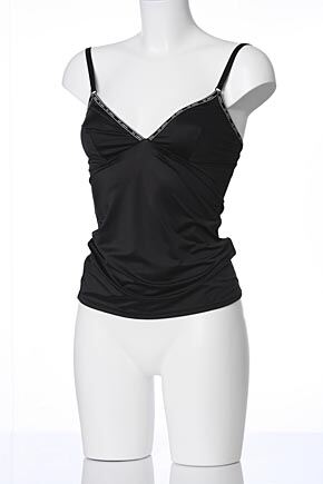Ladies D&G Underwear Smooth Enhancing v Neck Camisole 50% OFF Black Small