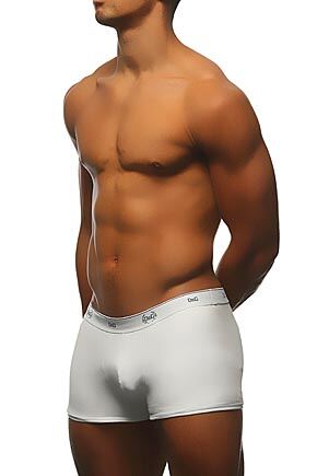 Mens 1 Pair D&G Underwear Daily Cotton Boxers 50% OFF White Large