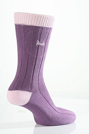 Mens 2 Pair Pringle Paisley Ribbed L