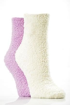 Girls 2 Pair SockShop Soft Socks  50 OFF
