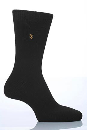 Ladies 3 Pair SockShop Colour Burst Cotton Socks In 3 Colours