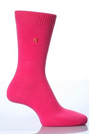 Ladies 1 Pair SockShop Colour Burst