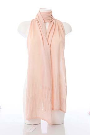 Ladies John Smedley Patience Lace Motif 100% Cotton Scarf In 4 Colours Nude