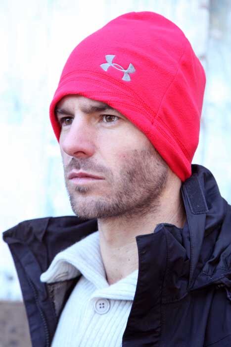 Mens Under Armour 'Coldgear' Blustery Beanie Hat In 3 Colours Red