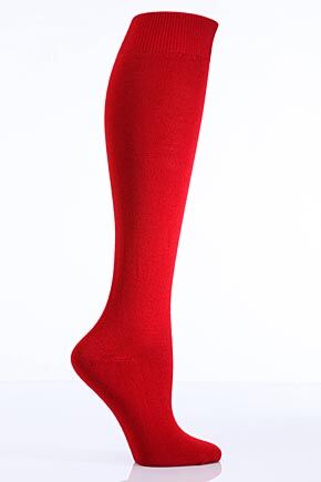 Ladies 1 Pair John Smedley Lumen Plain Merino Wool Knee High Socks In 8 Colours