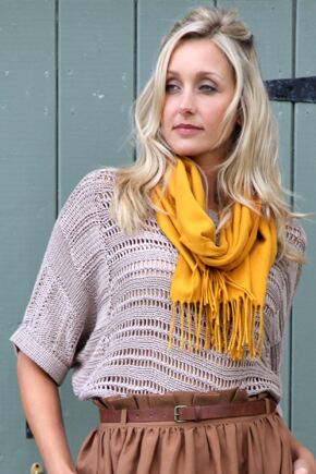 Ladies Fraas Cashmink Scarf In 10 Colours Lilac