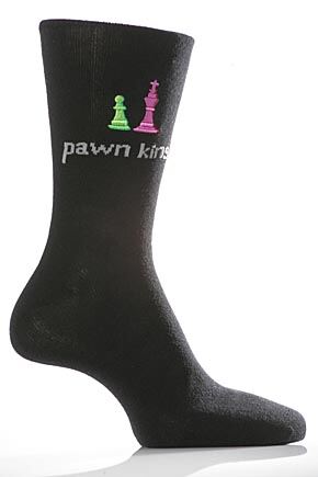 Mens 1 Pair SockShop Dare to Wear - Pawn King