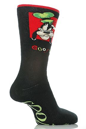 Totes Toasties provide a wonderful feeling underfoot. These Goofy jacquard design slipper-sox are great fun and comfy too. The customary trademark non-slip grip ensures safety and fun design makes these socks a great present.