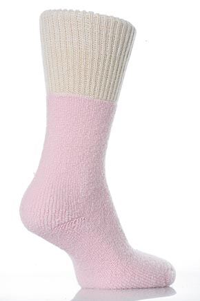 Ladies 1 Pair 100 Cashmere Cushioned Leisure Sock