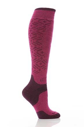 Ladies 1 Pair Bridgedale All Mountain Skiing, Snowboarding & Winter Activity Socks For Maximum W