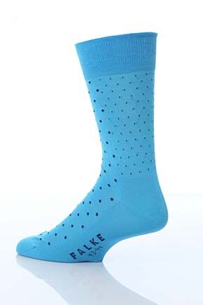 Mens 1 Pair Falke Fashion Spots Socks 50% OFF Gerbera 41-42