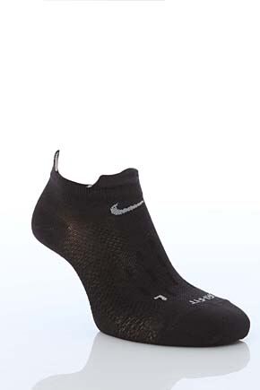 Mens & Ladies 1 Pair Nike Dri-Fit Lightweight Low Cut Running Socks 25% OFF Black XL