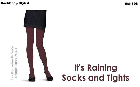 It's Raining Socks and Tights - SockShop Stylist at SockShop.co.uk - Slipper Socks, Think 100 Denier Wool Tights, Thick Tights, Trainer Liners, Bright Tights, Fashion Tights, Patterned Socks