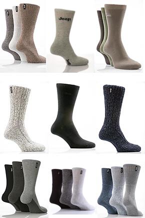Mens Jeep Sock Drawer Filler - 25 Pairs Save 21%