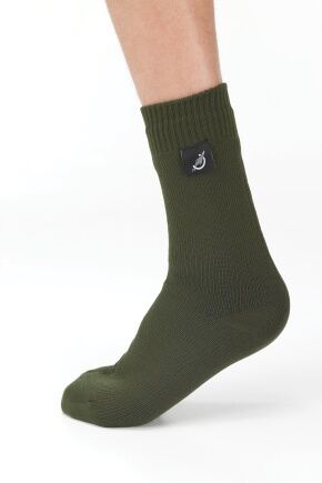 Mens & Ladies 1 Pair Sealskinz Mid Thermal 100% Waterproof Socks In 2 Colours Black X-Large