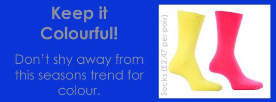 Keep it Colourful - SockShop Stylist - Online Style Section at SockShop.co.uk