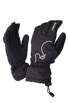 Ladies 1 Pair Sealskinz 100% Waterproof Ski Gloves Black M
