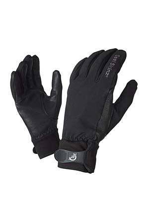 Ladies 1 Pair Sealskinz 100% Waterproof All Season Gloves Black S