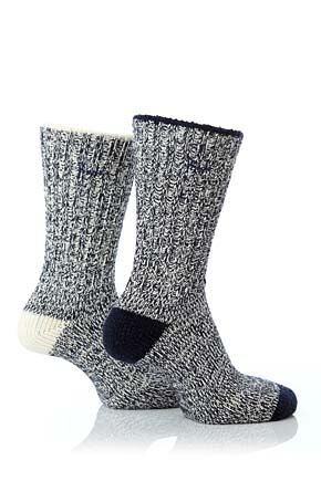 Mens 2 Pair Pringle Glenrothes Boot Sock In 4 Colours Navy