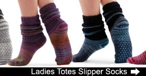 Ladies Totes Slipper & Bed Socks at SockShop