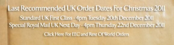 Last Recommended UK Order Dates For Christmas 2011 >