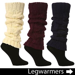 Legwarmers at SockShop Legwarmers at SockShop