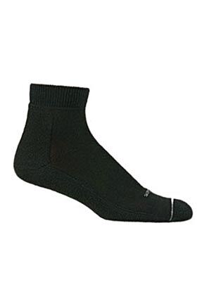 Mens 1 Pair Thorlos Lite Running Thin Cushion Mini Crew Socks In 2 Colours Black 5.5-7.5