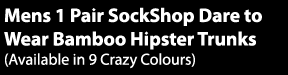 SockShop Dare to Wear Bamboo Hipster Trunks