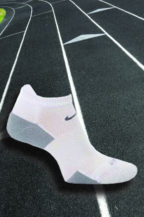 Mens & Ladies 1 Pair Nike Dri-Fit Run Cushioned No Show Trainer Liners In 2 Colours Black - Matt