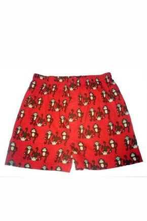 Mens 1 Pair Magic Boxer Shorts In Monkey Pattern Monkey S