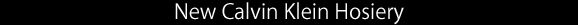 Shop For New Calvin Klein Hoisery