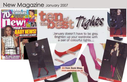 New Magazine January 07 - Bright Coloured Tights Sockshop New Magazine January 07 - Bright Coloured Tights Sockshop