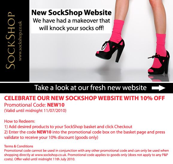 Click Here to View Our New SockShop Website
