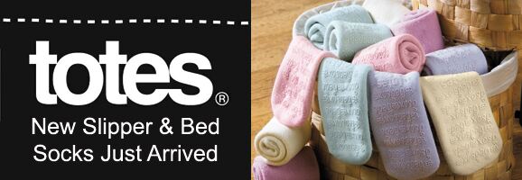 New Totes Slipper & Bed Socks at SockShop