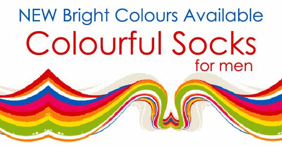 NEW COLOURS NOW ADDED - SockShop Colours Single Cotton Rich Mens Socks at SockShop.co.uk- Bright Socks, Mens Colourful Socks, Mens Socks, Funky Socks, Plain Socks, Cotton Rich Socks