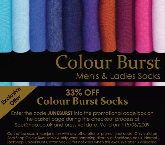 Colour Burst Socks at SockShop.co.uk- Bright Socks, Colourful Socks, Cotton Rich Socks, Ladies Socks, Mens Socks