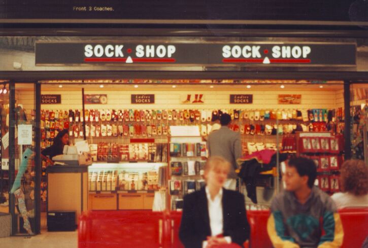 SockShop at Manchester Piccadilly Station