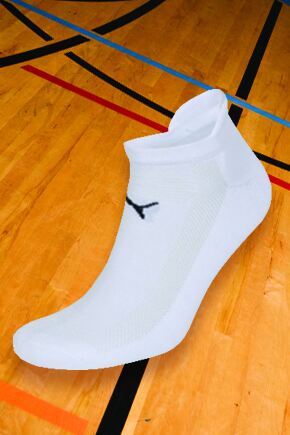 Mens & Ladies 2 Pair Puma Coolmax Technical Sneaker Socks In 2 Colours Black 9-11