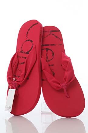 Ladies 1 Pair Ck One Flip Flops In 2 Colours Black M | Talane