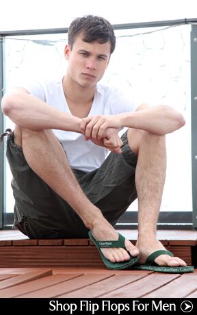 Mens Calvin Klein Flip Flops at SockShop
