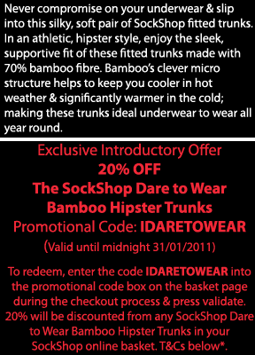 SockShop Underwear Offer at SockShop