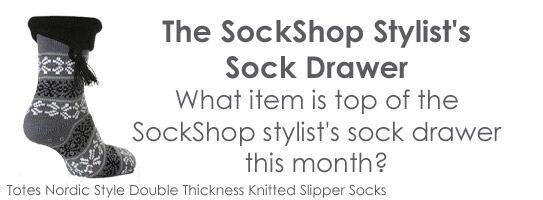 What Item is Top of the SockShop Stylist's Sock Drawer this Month? What Item is Top of the SockShop Stylist's Sock Drawer this Month?