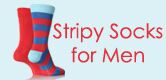 Stripy Socks for Men at SockShop.co.uk- Go On Treat Your Feet with Stripy Socks, Patterned Socks, Bright Socks