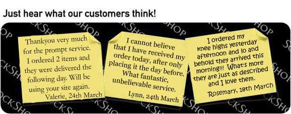 What our customers think at SockShop.co.uk - 6th April 2010