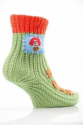 Kids 1 Pair SockShop Chunky Knit Socks with Squeeky Lion  50 OFF