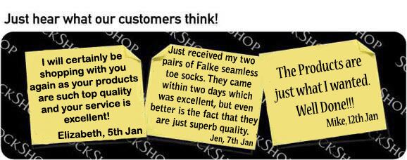 What our customers think at SockShop.co.uk - 17th January 2011
