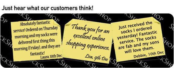 What our customers think at SockShop.co.uk - 17th December 2010