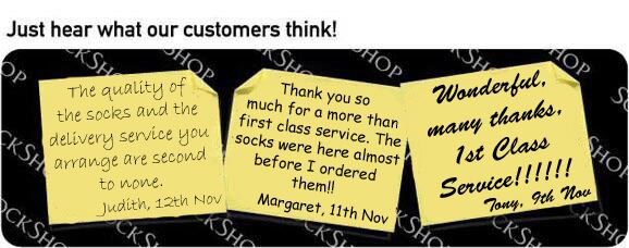 What our customers think at SockShop.co.uk - 15th November 2010 What our customers think at SockShop.co.uk - 15th November 2010
