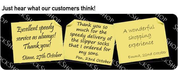 What our customers think at SockShop.co.uk - 1st November 2010 What our customers think at SockShop.co.uk - 1st November 2010